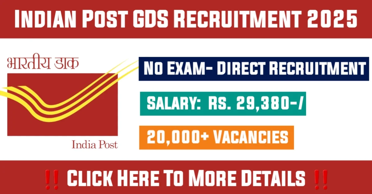 Indian Post GDS BPM ABPM Recruitment 2025